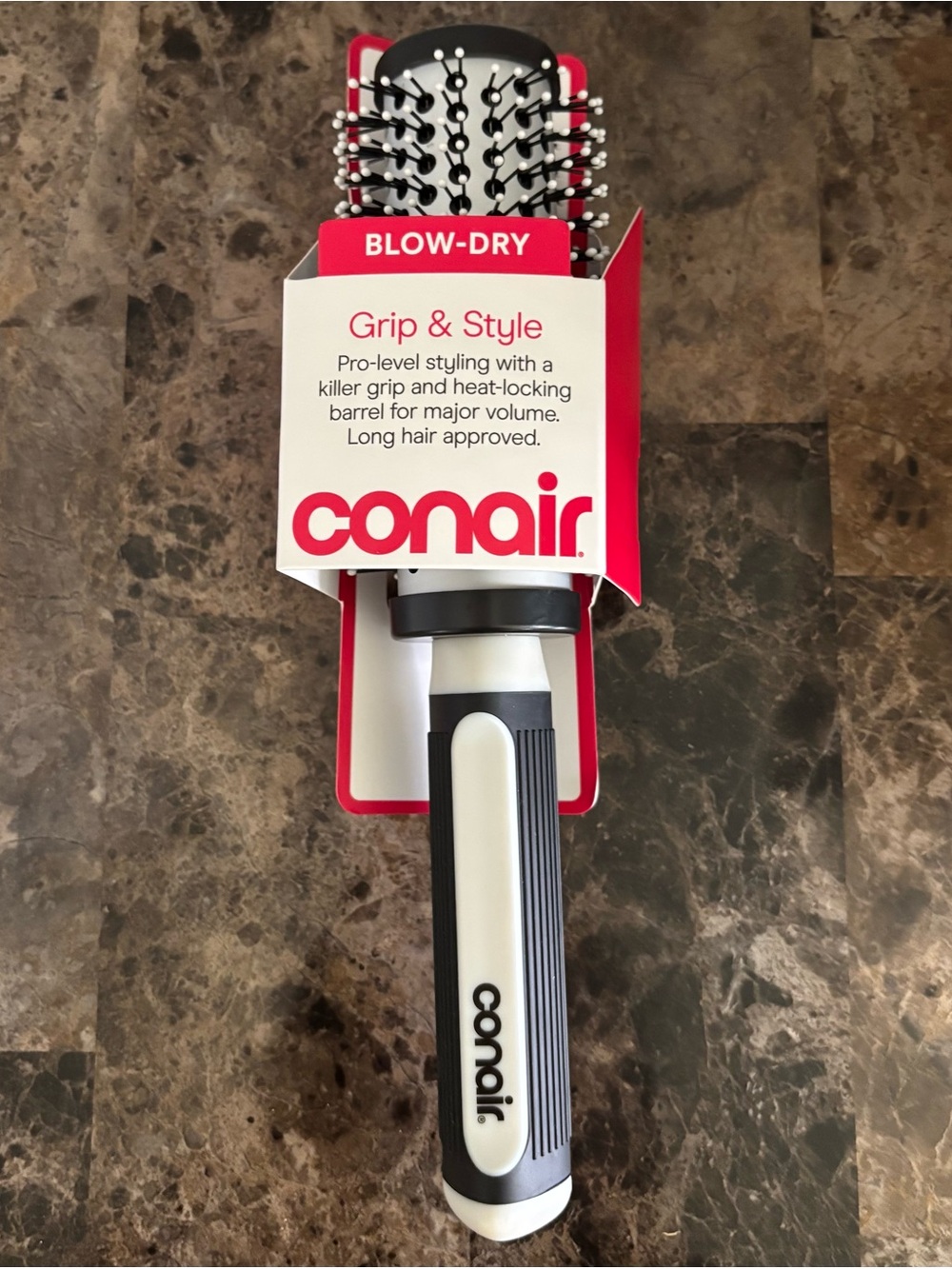 Conair Grip & Style Blow-Dry Hair Brush for Volume Haircare Hair Tool New